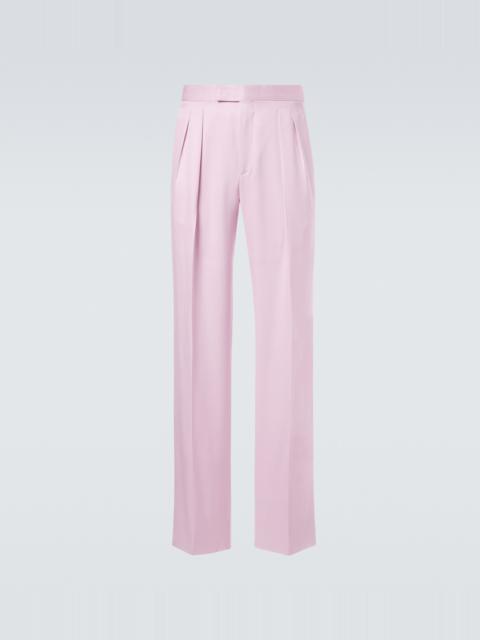 TOM FORD Silk gabardine suit pants