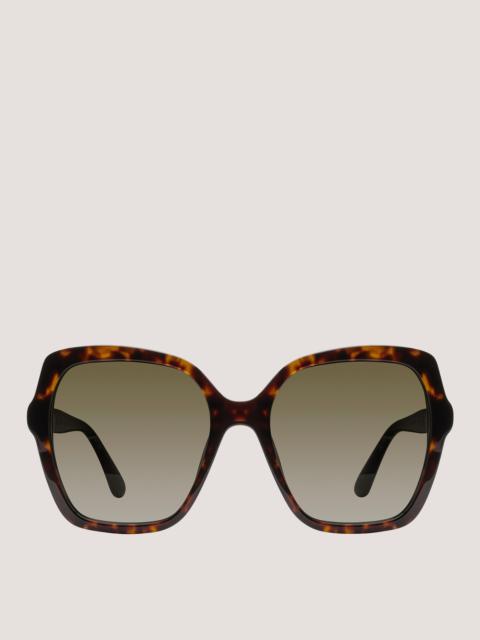 CRYSTAL GEOMETRIC SQUARE SUNGLASSES