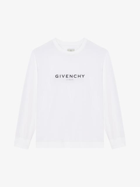 Givenchy GIVENCHY REVERSE T-SHIRT IN JERSEY
