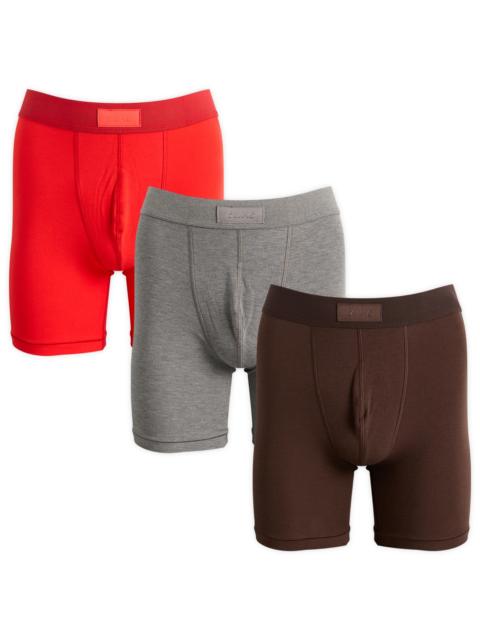 SKIMS SKIMS Cotton Boxer Brief 5" - 3-Pack