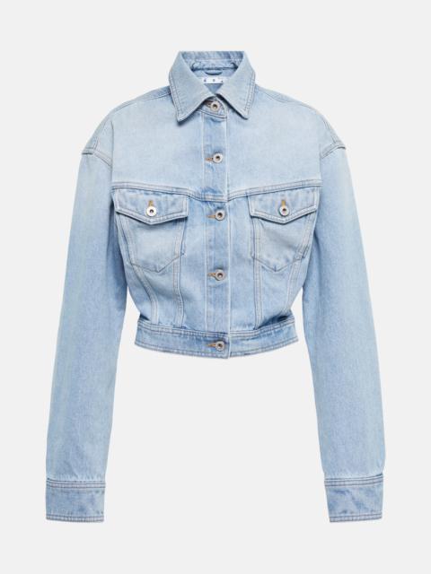 Off-White Toybox cropped denim jacket