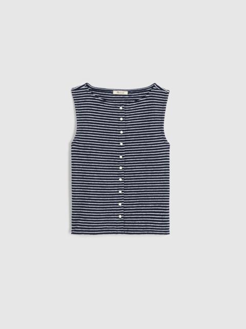 Madewell Sleeveless Boatneck Vest Top