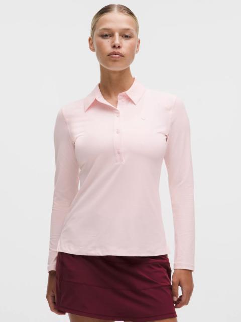 lululemon Quick-Dry Long-Sleeve Polo Shirt *Straight Hem