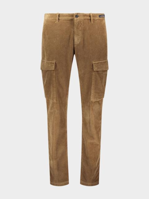 Paul & Shark Soft Touch Corduroy Cargo Trousers