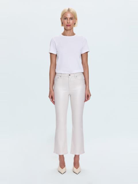 PISTOLA LENNON HIGH RISE CROP BOOT JEAN - IVORY LUSTER