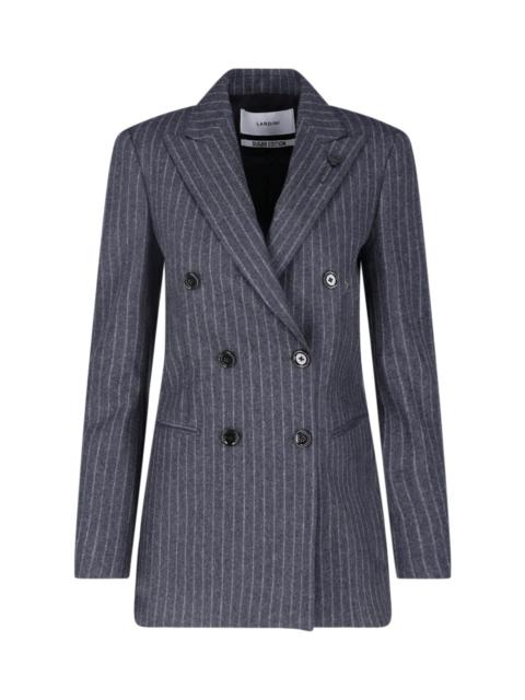 LARDINI DOUBLE-BREASTED WOOL BLAZER