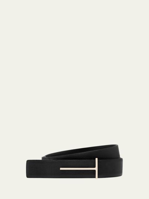 TOM FORD T Leather Belt
