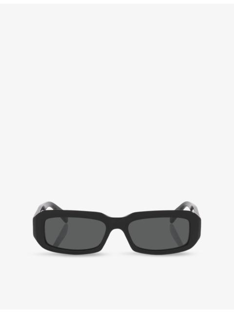 CELINE CL40335I Rectangle-Frame Acetate Sunglasses