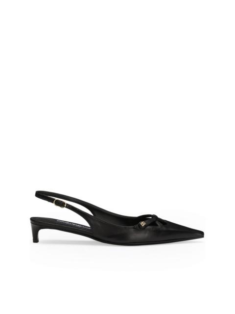 30mm slingback pumps