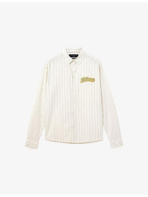 ALLSAINTS Samuel Logo-Patch Cotton Shirt