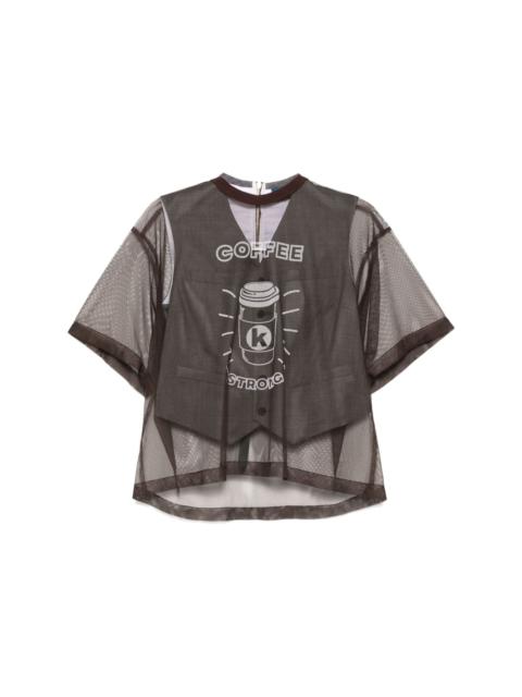 Kolor graphic-print top