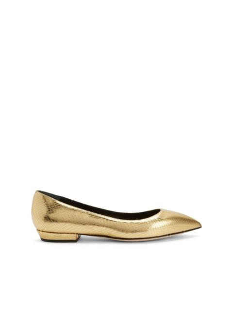 Giuseppe Zanotti Dhalia leather ballerina shoes