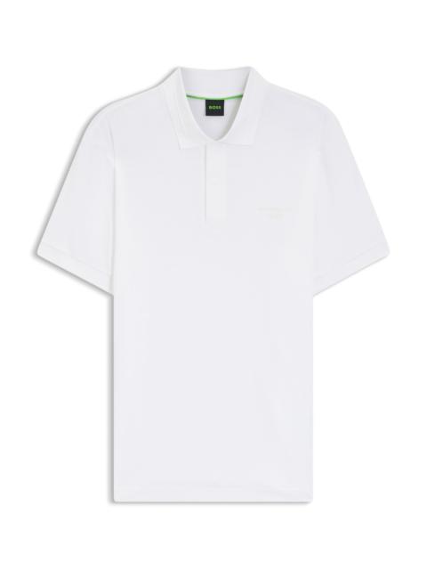 BOSS PORSCHE X BOSS POLO SHIRT IN MERCERIZED COTTON