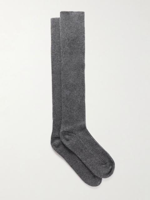 LISA YANG Zeraphine cashmere knee socks Gray