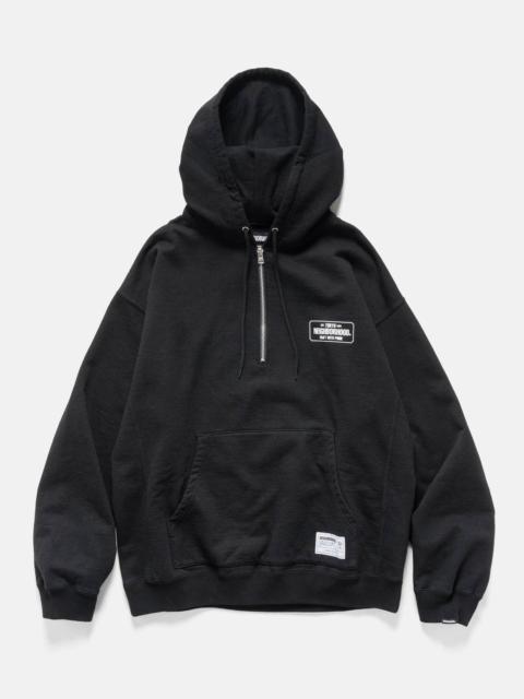 NEIGHBORHOOD Classic Sweat Half Zip Hoodie LS Black