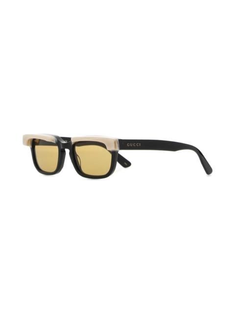 GUCCI Black Acetate Sunglasses