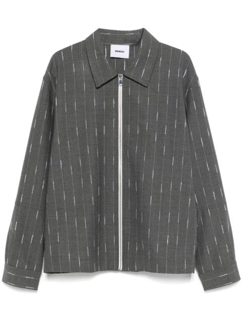 BONSAI zip-up shirt
