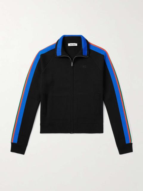 Tide Striped Knitted Track Jacket