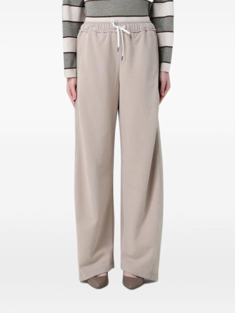 Brunello Cucinelli drawstring wide-leg trousers