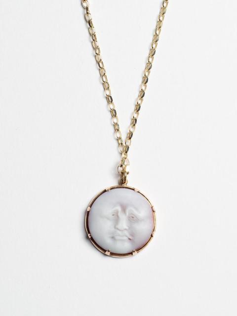 JW Anderson MOON PENDANT IN 9kt GOLD