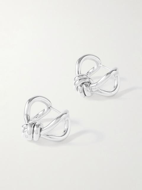 Bottega Veneta Silver hoop earrings Silver