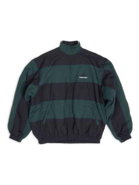 BALENCIAGA Balenciaga x Adidas Reversible Tracksuit Jacket 'Black Green' 725294TNO793230