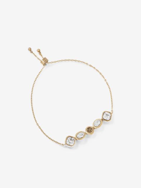 GUESS USA crystal-embellished 4G logo bracelet