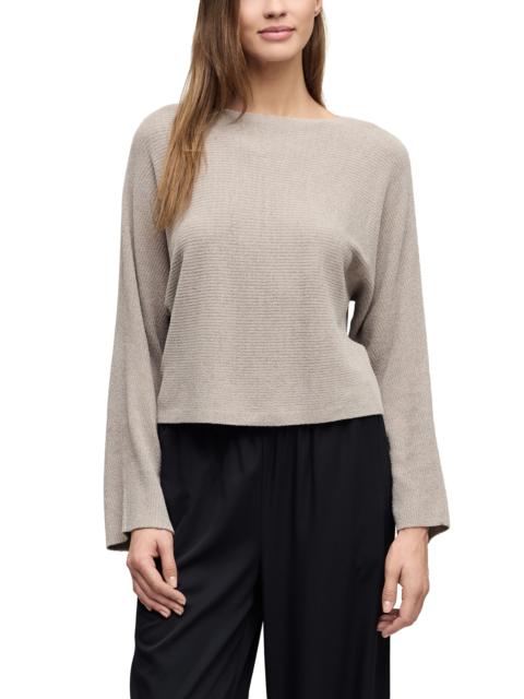 Barefoot Dreams barefoot dreams CozyChic Ultra Lite® Rib Dolman Shirt in Beach Rock