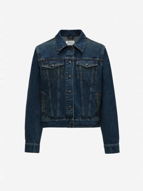 MAGDA BUTRYM Classic denim jacket in blue
