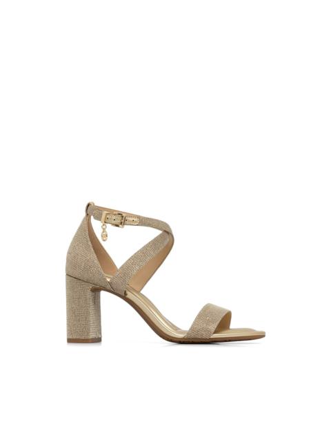MICHAEL KORS criss-cross strap sandals