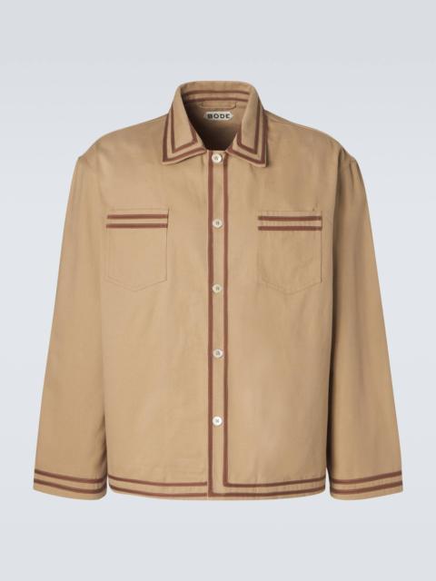 BODE Cotton twill overshirt