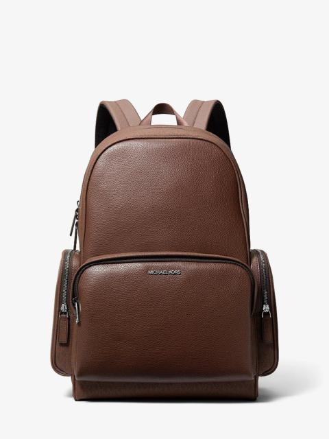 MICHAEL KORS Cooper Leather and Signature Logo Backpack