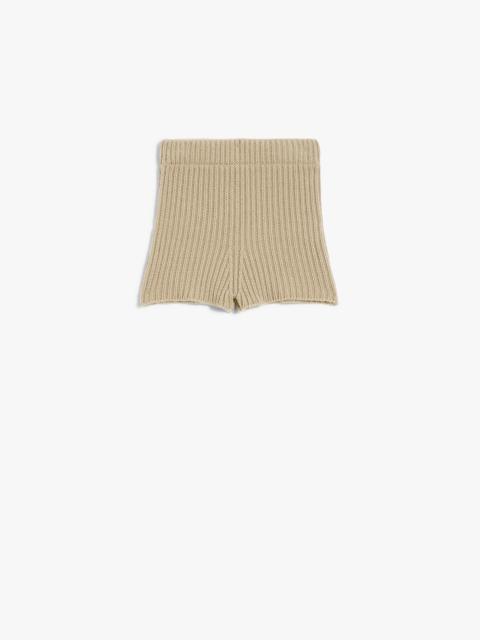 ACCESO1234 Rib-knit culottes