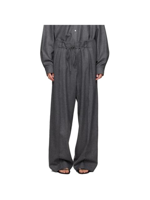 LE17SEPTEMBRE Gray Drawstring Trousers