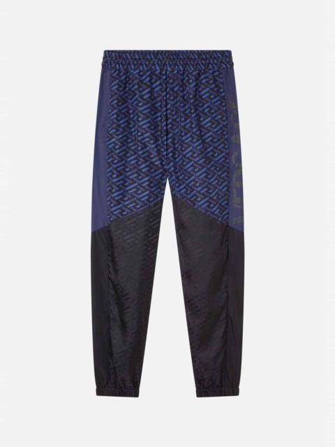 VERSACE La Greca Print Joggers