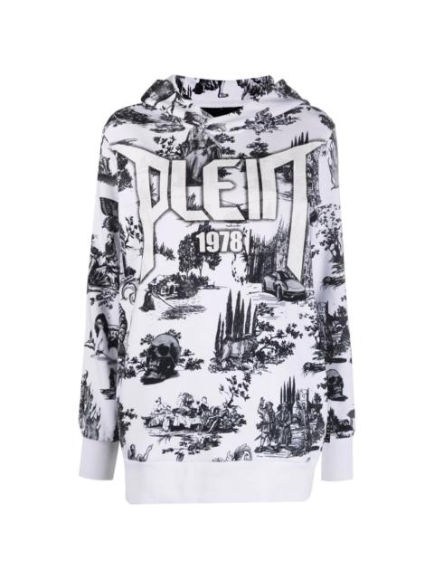 En Plein Air logo-print hoodie