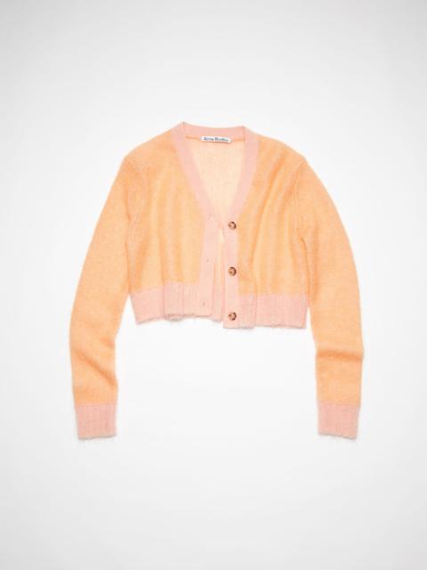 Acne Studios Cropped cardigan - Apricot orange