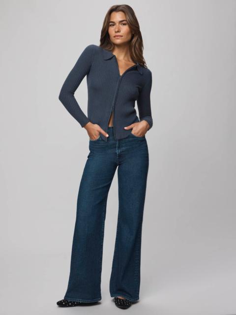 Splendid Georgie Cashblend Two-Way Zip Sweater