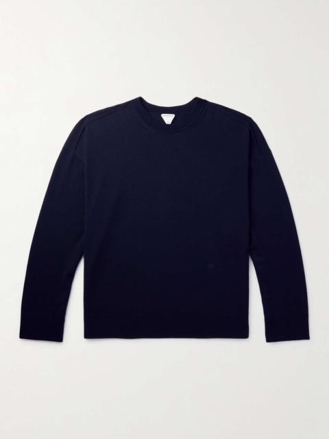 Logo-Embroidered Wool Sweater