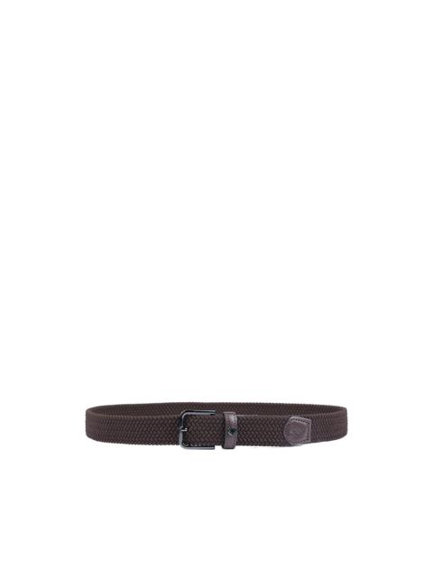Paul & Shark leather-trim interwoven belt