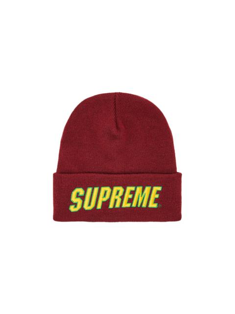 Supreme Slant Beanie 'Burgundy'