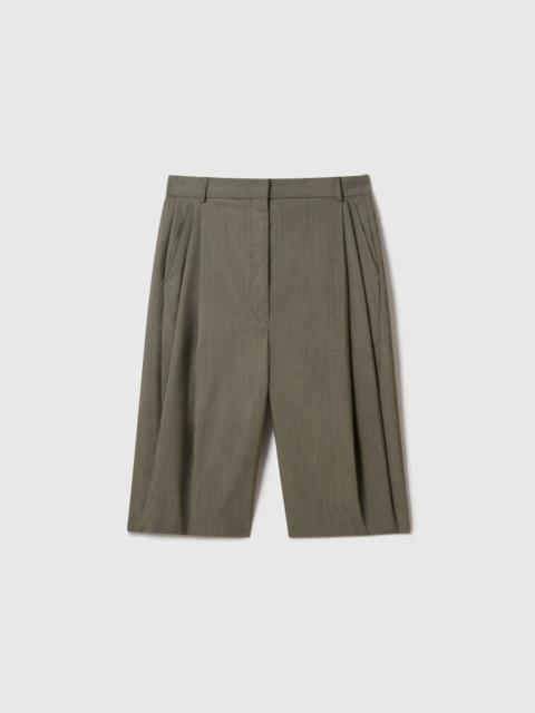 Stella McCartney Tropical Wide-Leg Bermuda Shorts