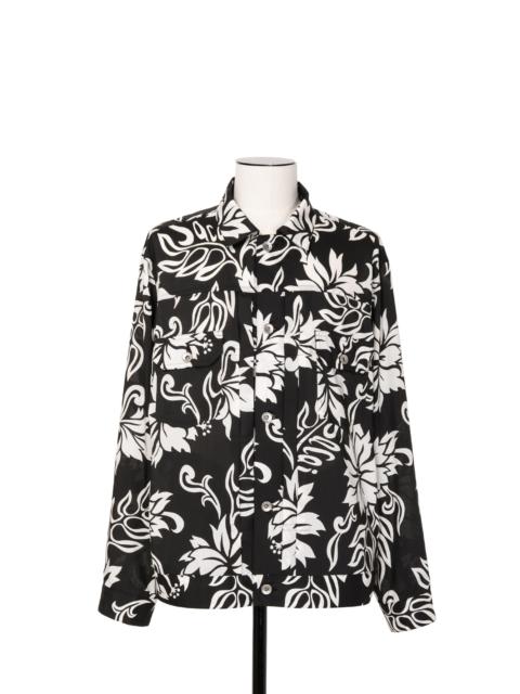 sacai Floral Print Blouson