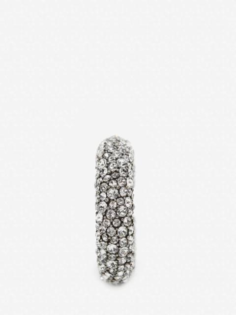 Alexander McQueen Women's Cosmic Ear Cuff in Antique Silver
