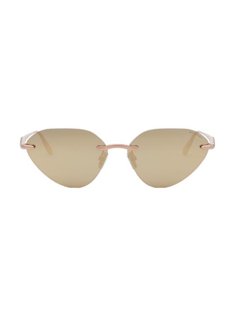 BVLGARI Women's Serpenti 59MM Cat-Eye Sunglasses - Gold Rose Gold