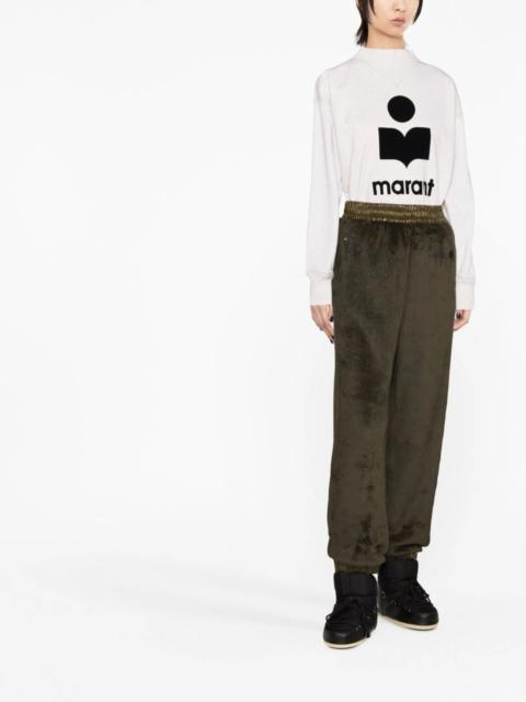 Isabel Marant Étoile Marant Étoile Moby Flocked-logo Sweatshirt