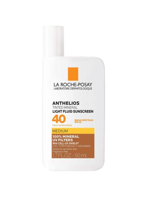 LA ROCHE-POSAY La Roche-Posay Anthelios Tinted Mineral Light Fluid SPF 40 (Various Shades)