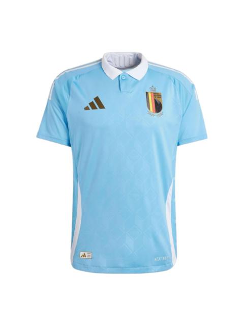 adidas Belgium 24 Away Authentic Soccer Jersey Asia Sizing 'Blue' IQ0776