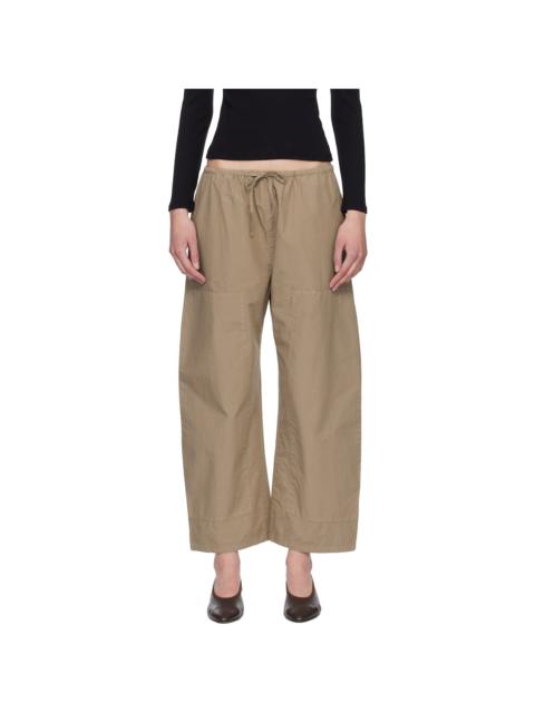 LESET Beige Kyoto Carpenter Trousers
