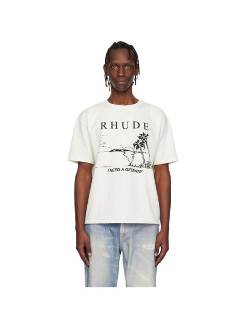 Rhude Off-White 'I Need A Getaway' T-shirt
